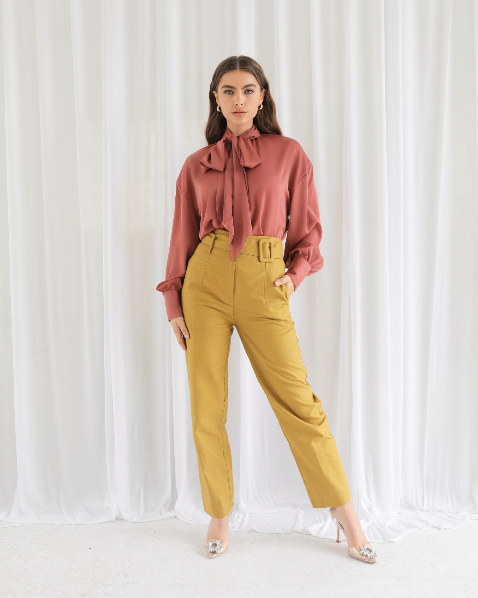 Classic Bow Tie Blouse - A.S The Label